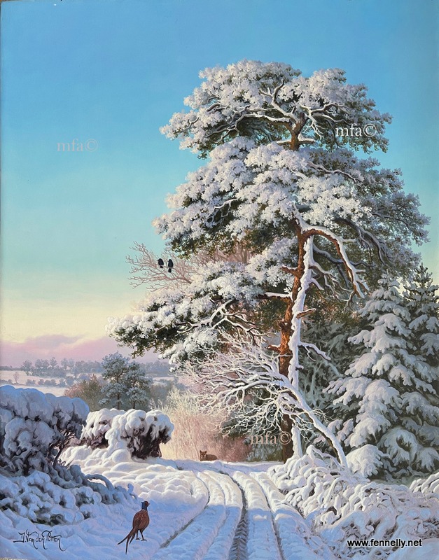 982 Sold Daniel Van der Putten - Hollywood County Wicklow - Oil Painting on Panel