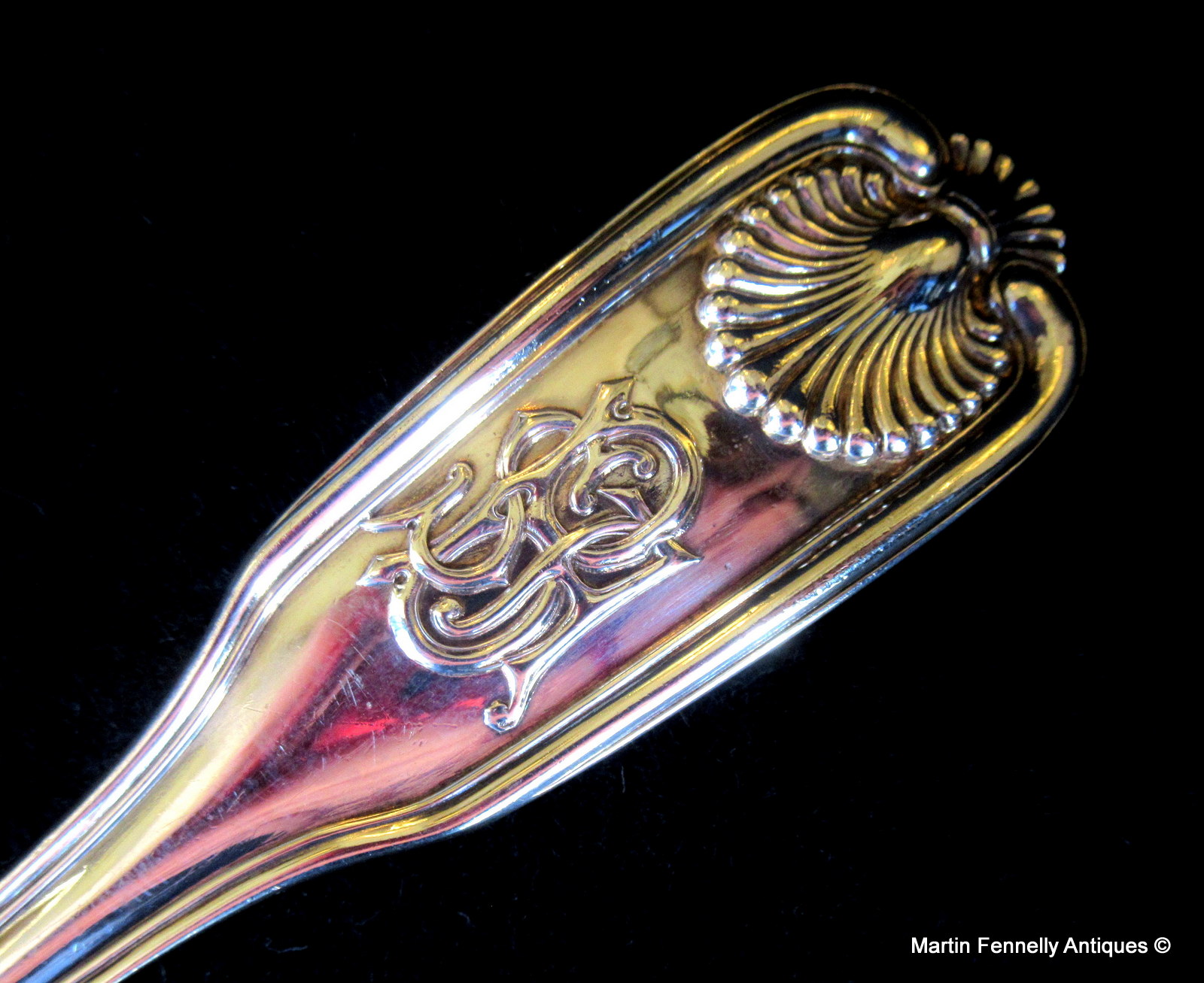 023 Set of 10 Solid Silver - Tiffany NY English King Design - Spoons - Heavy - Image 5