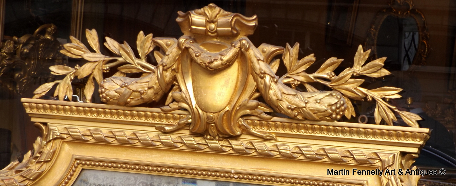 420 Antique French Mirror Circa 1890 - Excellent Quality - Image 2