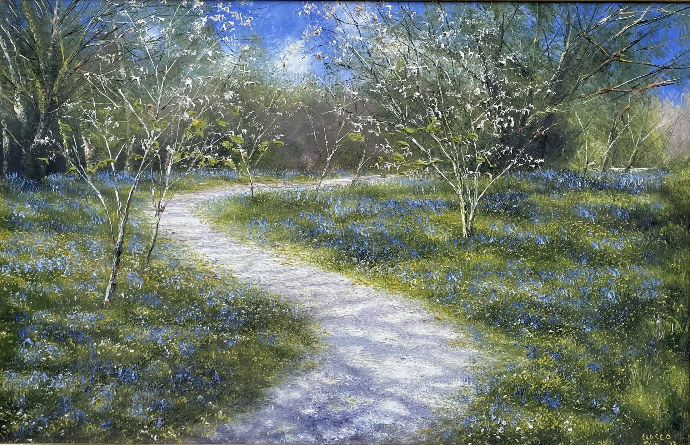 928 Sold Mark Eldred - Oil on Board - Derrynane Gardens Co Kerry - Image 2