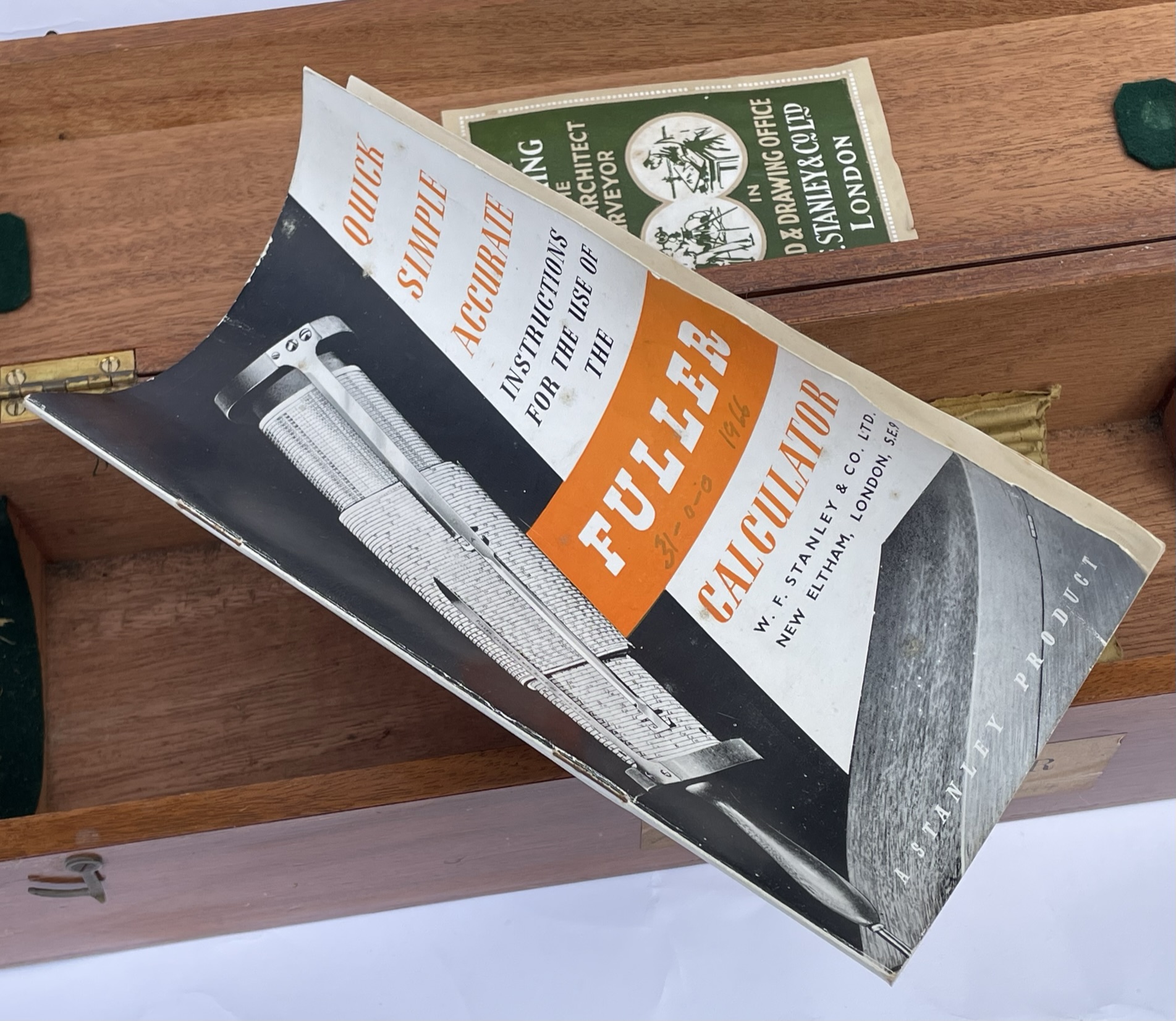 336 Sold Fullers Calculator in Original Box - 1931 - Bakelite - Image 4