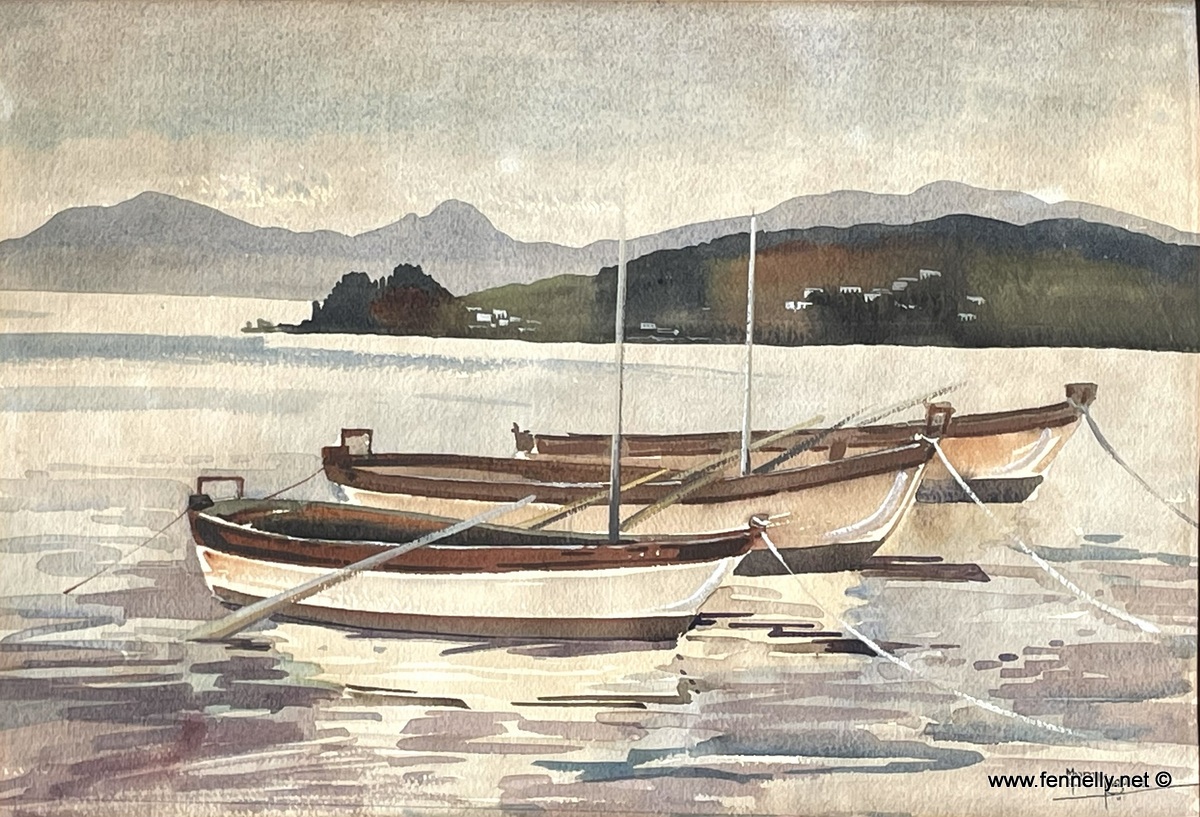 939 Sold Watercolour - Prof Myra Maguire - Dublin