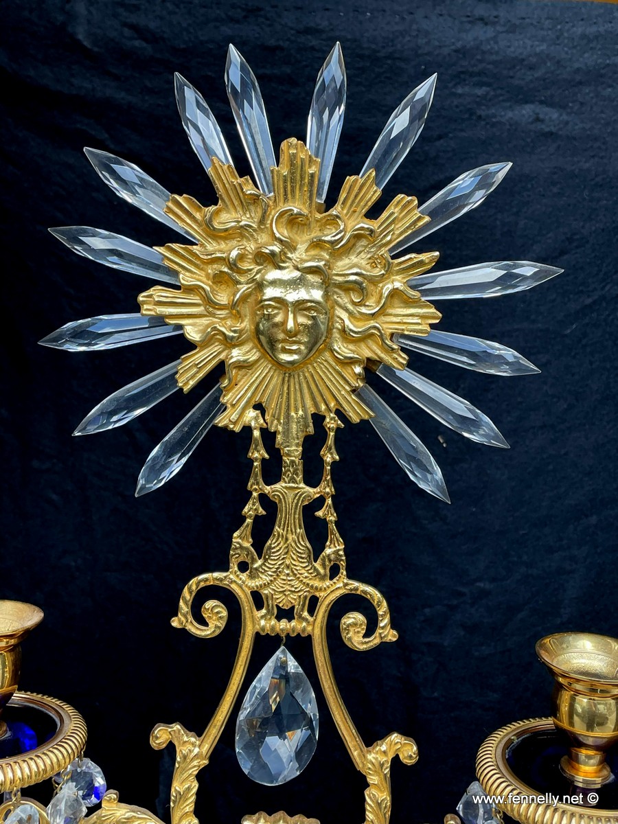 556 Museum Quality and Rare - Pair of French Candelabra - Louis XIV The Sun King - Image 5