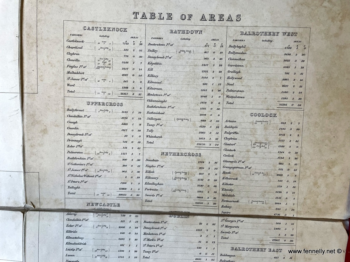 759 Sold Rare Map Dublin 1837 - Thomas Aiskew Larcom - Ordnance Survey Dublin - Image 8