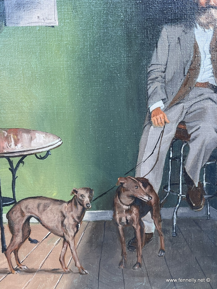 599 Sold Ted Jones - No Dogs Allowed - Circa 1992 - Image 5