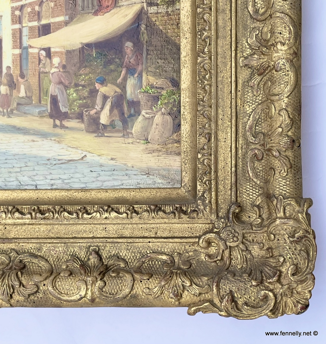 921 Pieter Cornelis Dommersen - Oil on Board - Utrecht Holland - Image 5