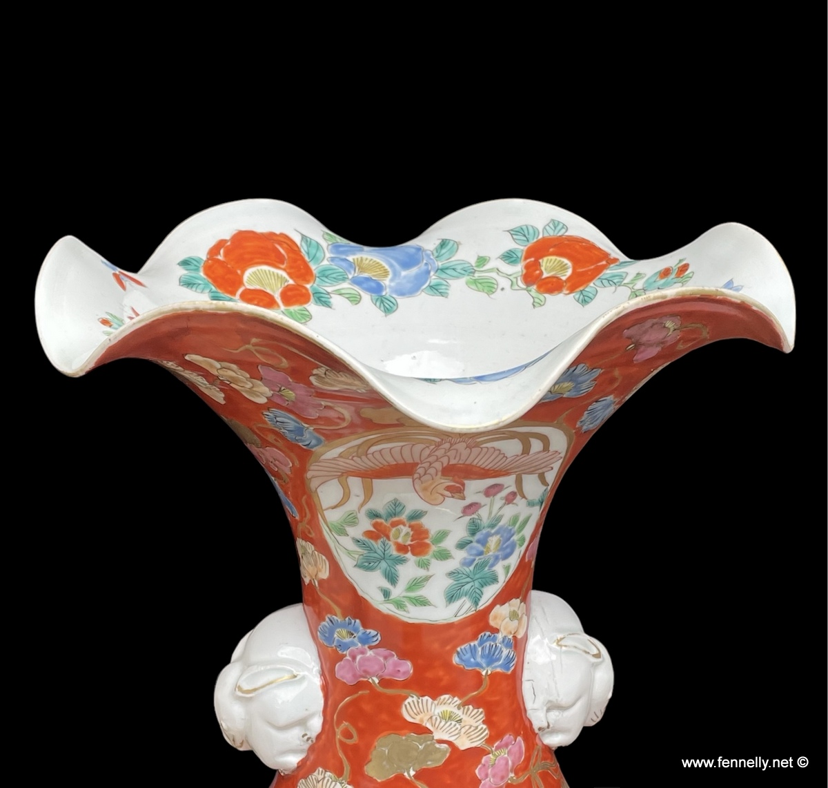 041 Pair of Late 19th Century Japanese Vases - Large Size - Image 3