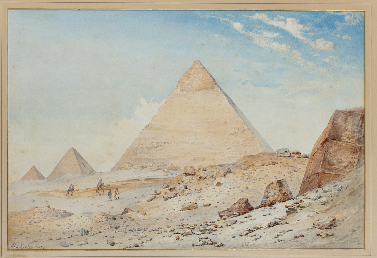 601 Large Rare Pair of John Varley 1850-1933 Watercolours - Original Frames - Image 4