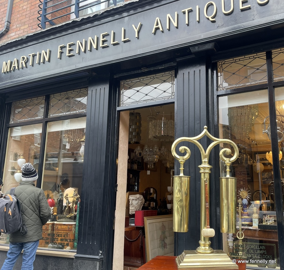 828 Large Brass Dinner Gong - 1918 Shell Cases - Large Size - Image 6