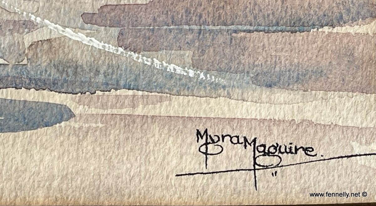 939 Sold Watercolour - Prof Myra Maguire - Dublin - Image 3