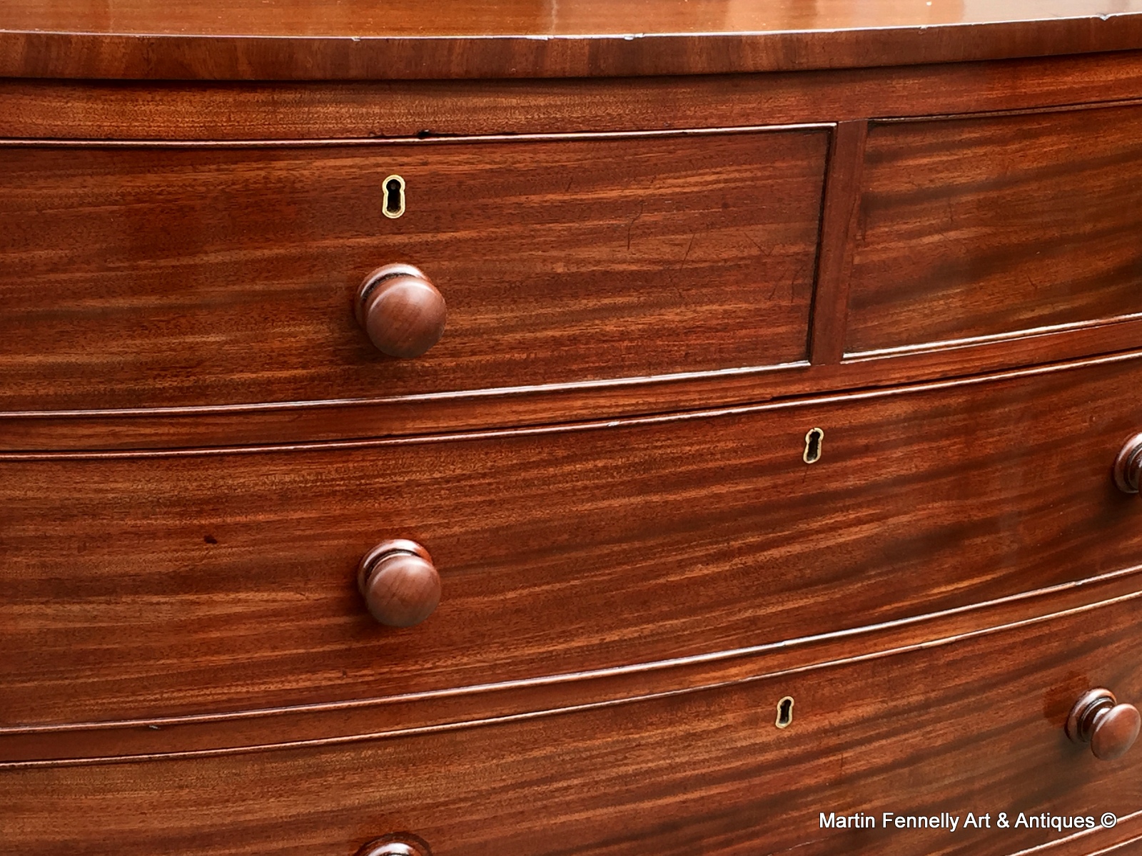 287 Sold Georgian Chest of Drawers - Circa 1800 - Mahogany - Image 3