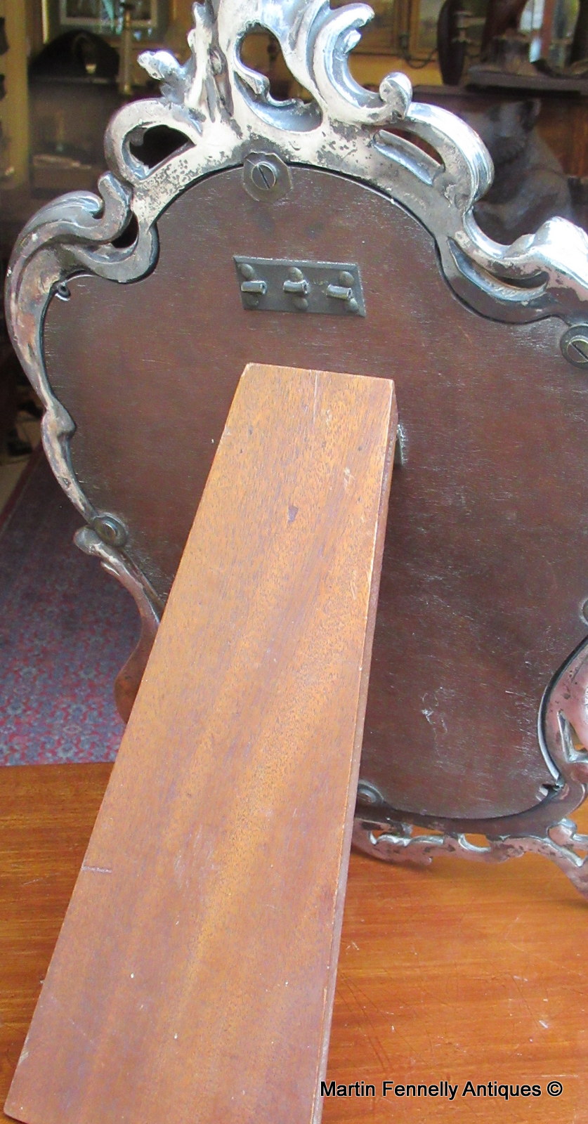 415 Victor Saglier - Rare Art Nouveau Mirror Circa 1905 - Image 2