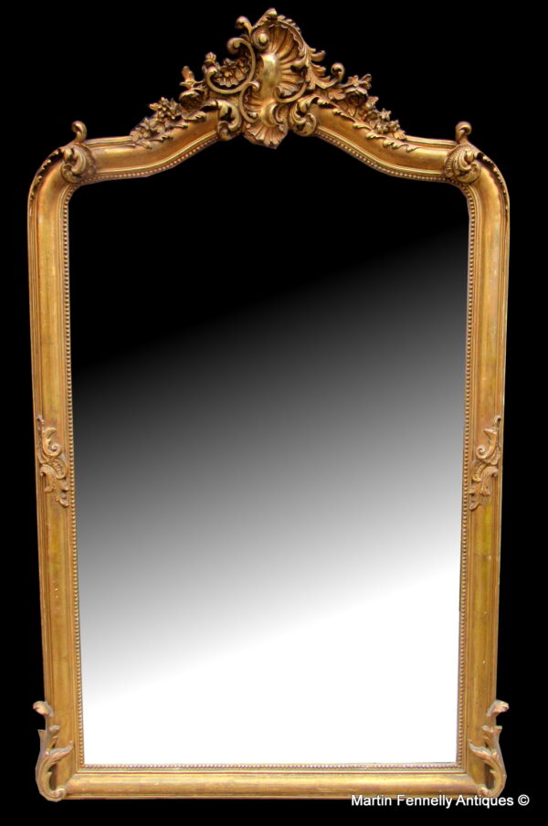 494 Antique French Mirror - Stunning Quality - Circa 1880