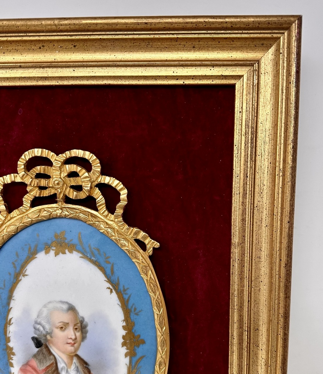 974 Sold Pair Antique French Sevres Ormolu Gilt Bronze Plaques Louis XV1 Marie Antoinette - Image 7