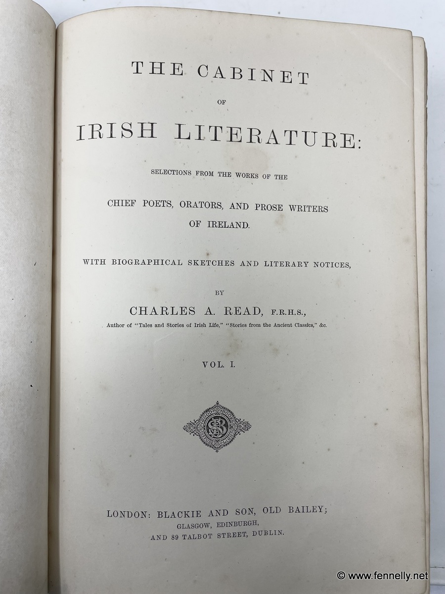 773 The Cabinet of Irish Literature - Blackie and Son 1880 - Image 2