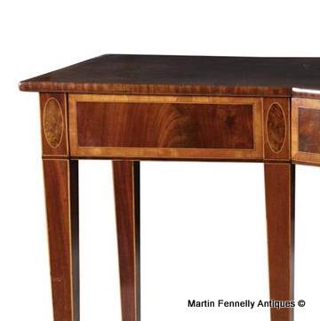 241 Sold Elegant 19TH Century Inlaid Mahogany Side Table - English - Image 2