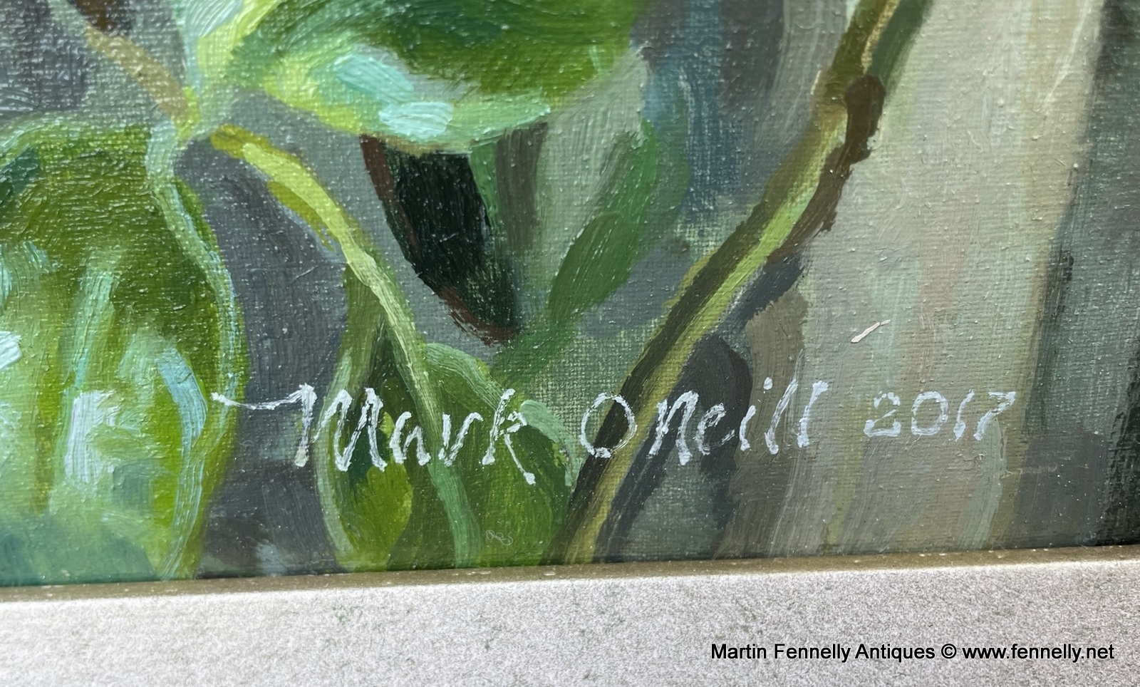 833 Sold Millhouse Romance - Oil on Board - 2017 - Mark O'Neill - Image 4