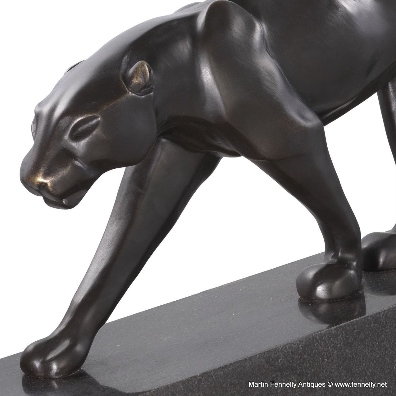 M125 Bronze Statue of Panther - Heavy - Art Deco - Prost - Image 4