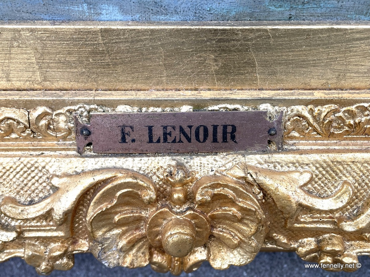 968 Sold Felix Lenoir - Pair of Oil on Canvas - Dutch Scenes - 19th Century - Image 6