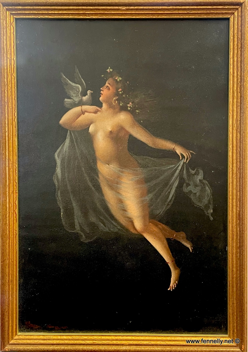 293 Set of Four Italian Paintings Studio of Michelangelo Maestri - Image 5