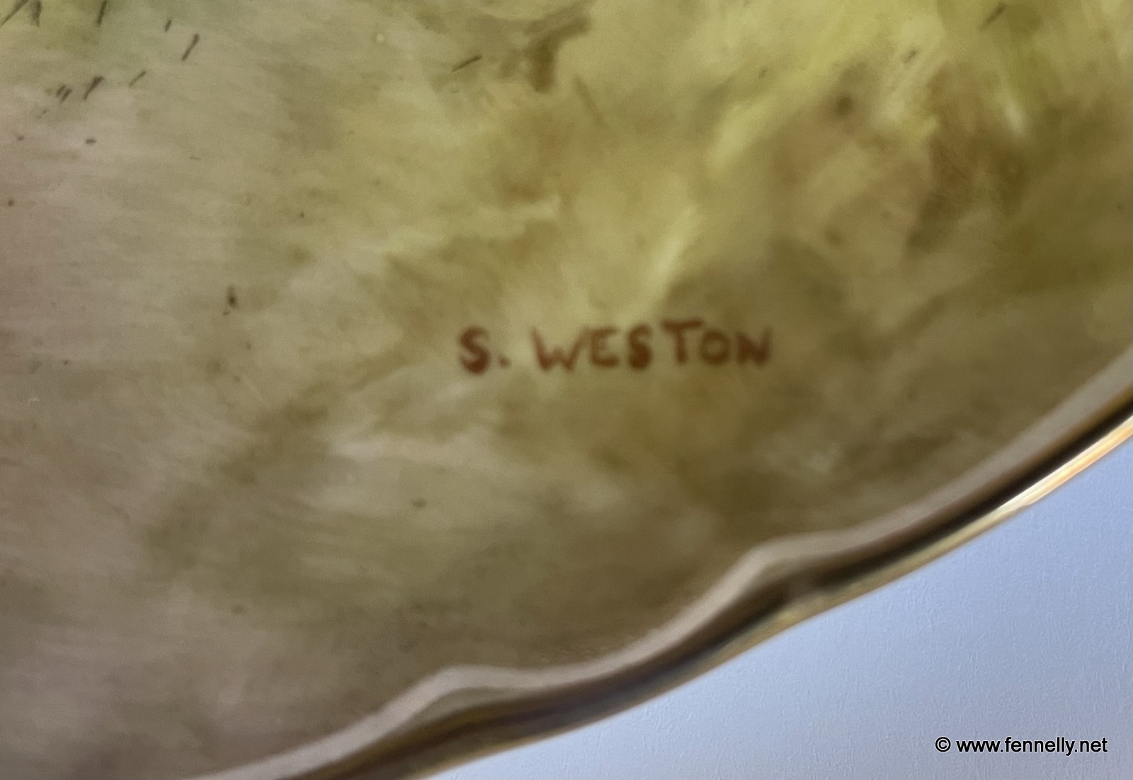 121 Sold Set of 4 Royal Worcester Cabinet Plates - Circa 1920 - Hand Painted - Signed - Image 7