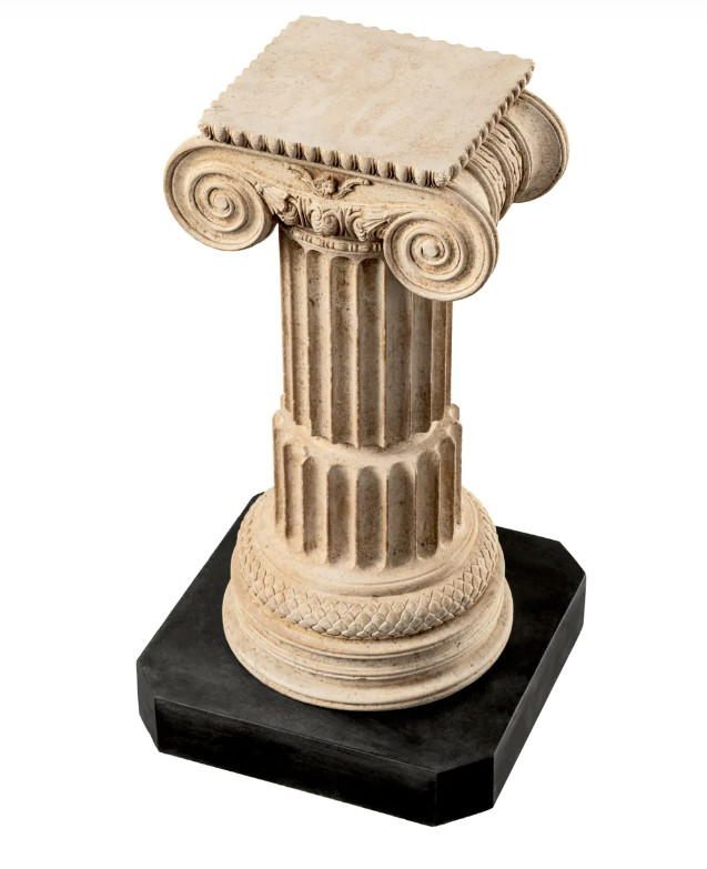 M166 Beautiful Pair of Miniature Marble Columns - Artemis Columns - Image 3