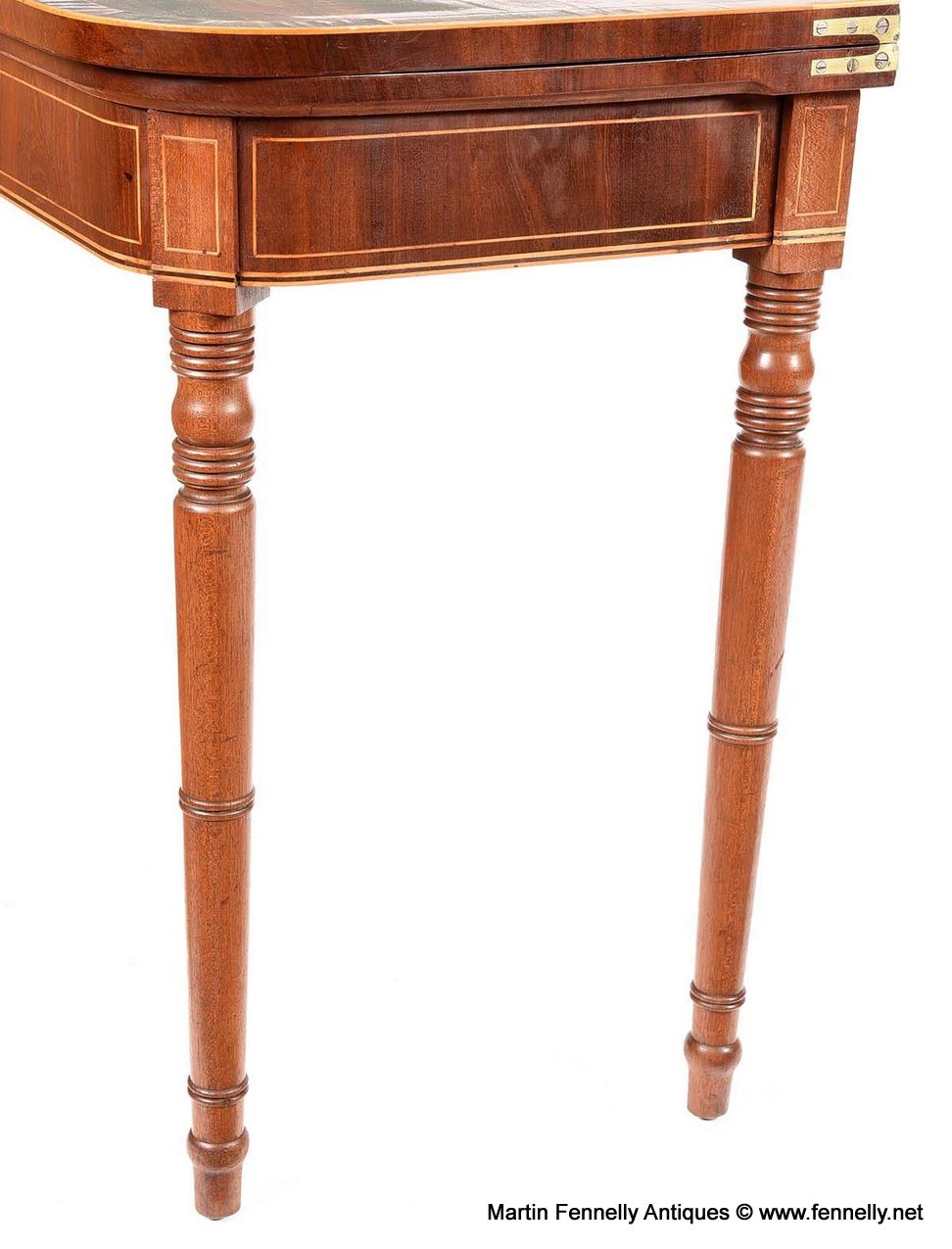 527 Fine English Regency Period Mahogany Card Table early 19thCt - Image 6