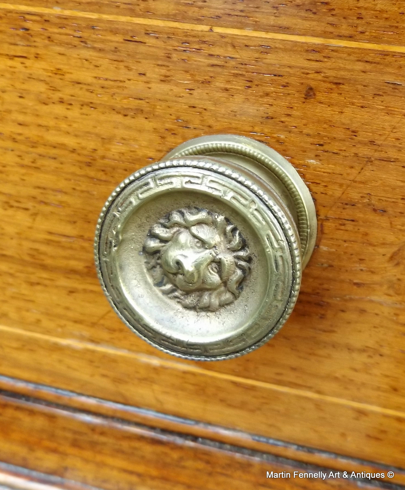 518 Superb Quality Georgian Rosewood Desk - Circa 1820 - Image 3