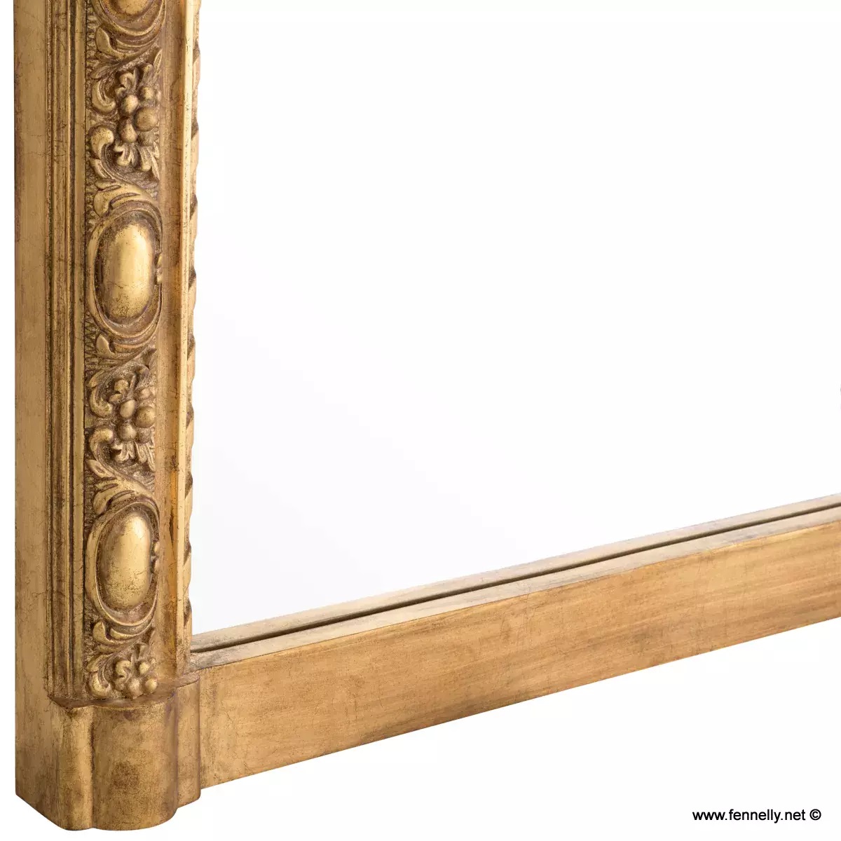 M181 Large Pair of Gilt Carved Mahogany Mirrors - Ludovico Mirrors - Image 5