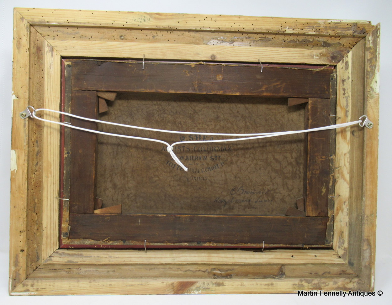 332 Sold Carl Brennir 1850-1920 Landscape View Oil on Canvas 19thCt - Image 3