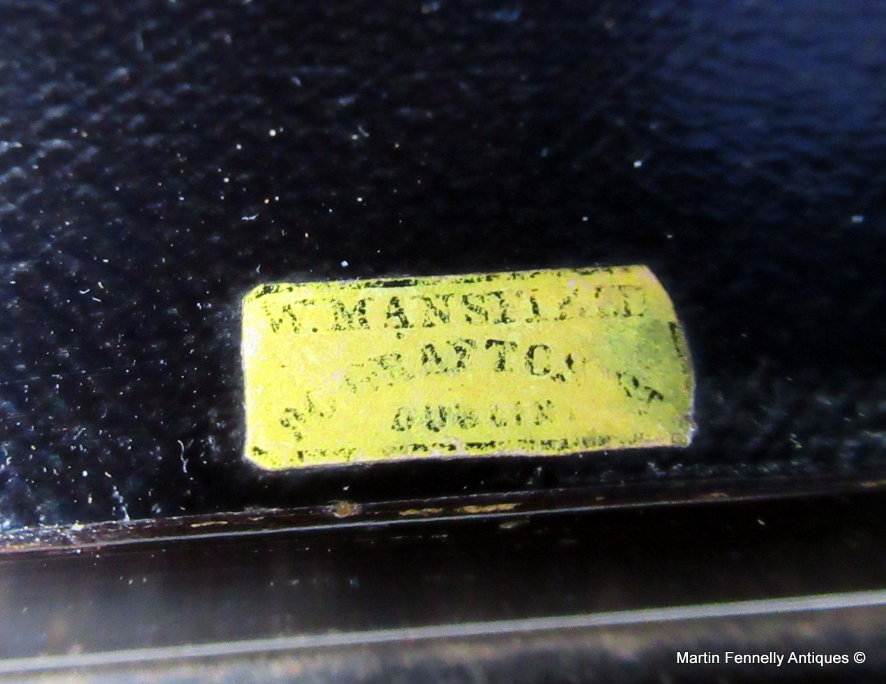 640 Sold Fine Rosewood Brass Mounted Irish Tantalus by Mansfield Dublin Ireland - Image 7