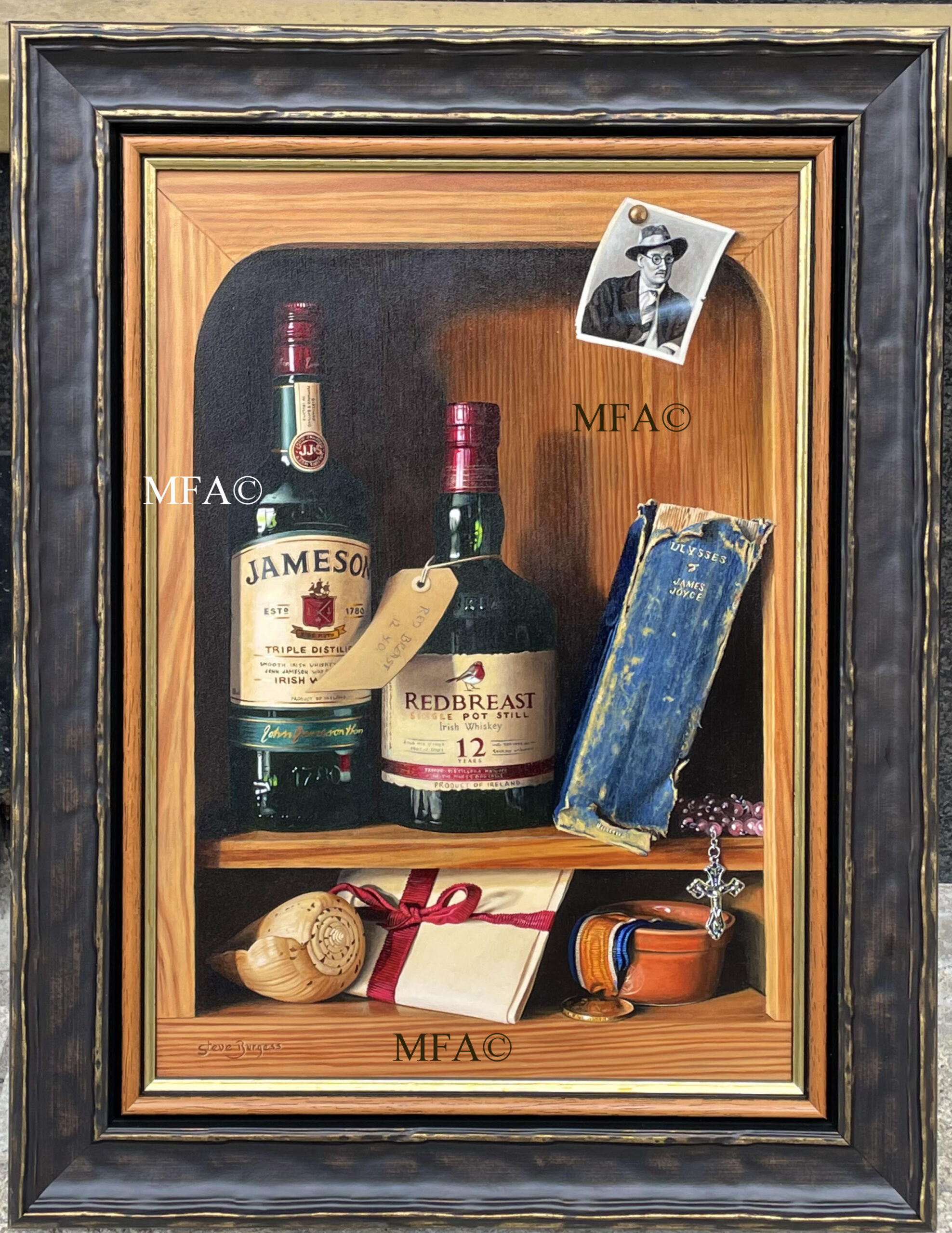 176 Sold 'Memories' Oil on Panel Steve Burgess (Born 1960) - Image 2