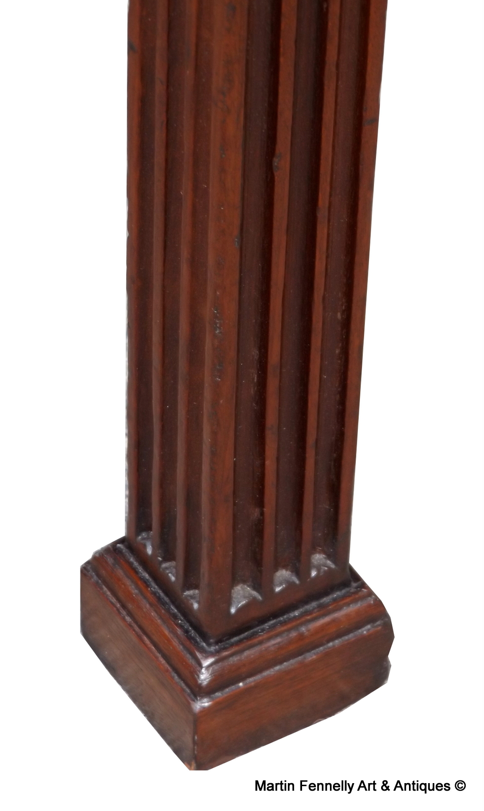 555 Fine George III Mahogany Serpentine Card Table Manner of Wright and Elwick Circa 1760 - Image 6