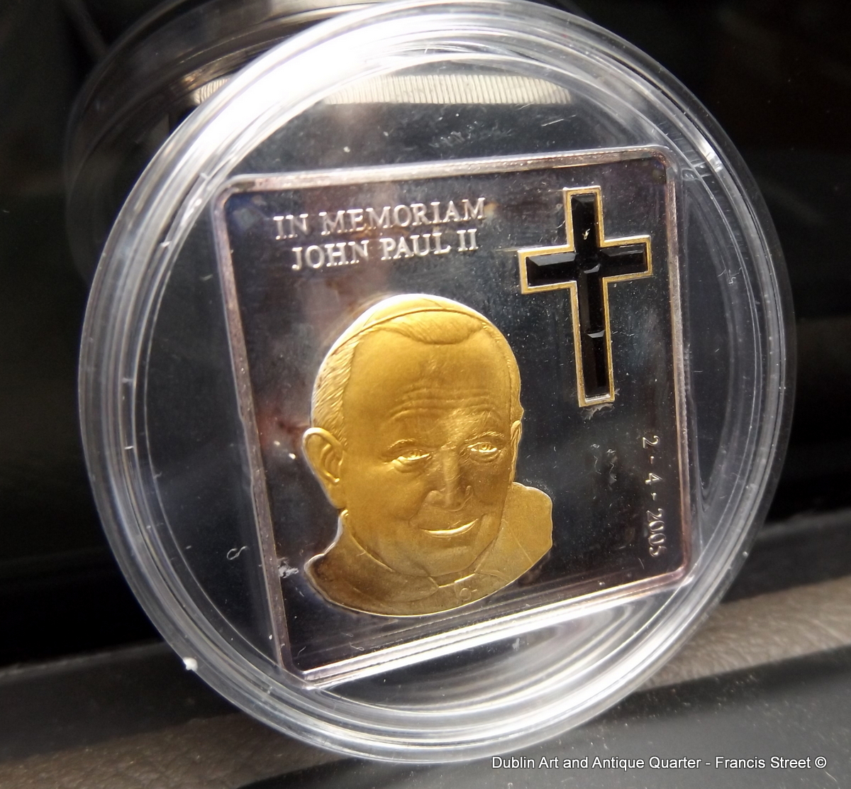 392 Pope Benedict and Pope John Paul Coin Set - 2005 - Minted by BH Mayer - Image 4