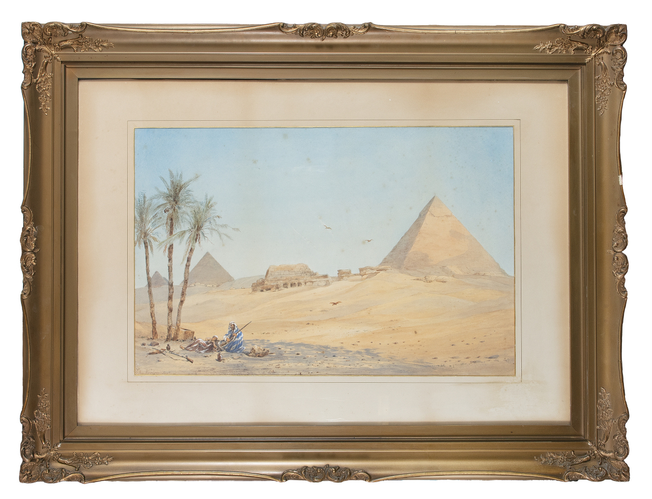 601 Large Rare Pair of John Varley 1850-1933 Watercolours - Original Frames - Image 2