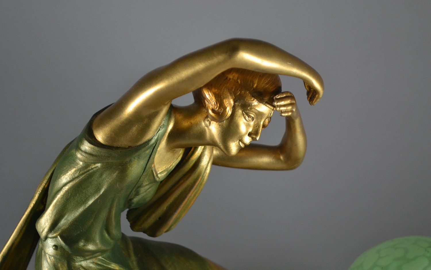 618 Art Deco Figural Lamp - Pierre Sega - France - 1930 - Image 3