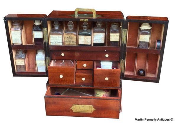 663 Museum Quality Apothecary - Complete with Contents - Circa 1820