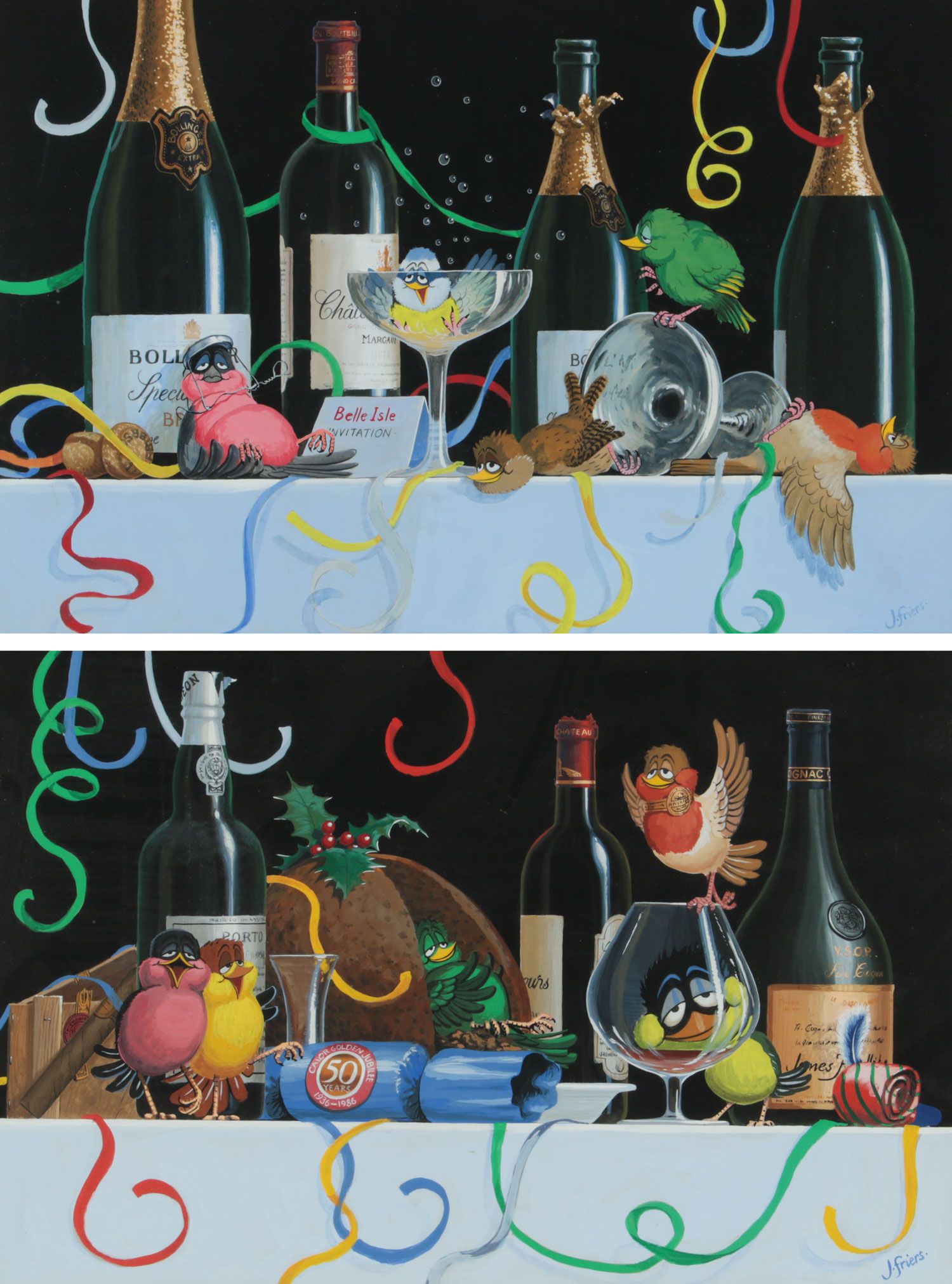 M143 Julian Friers RUA, 'Wildfowl Party' Pair