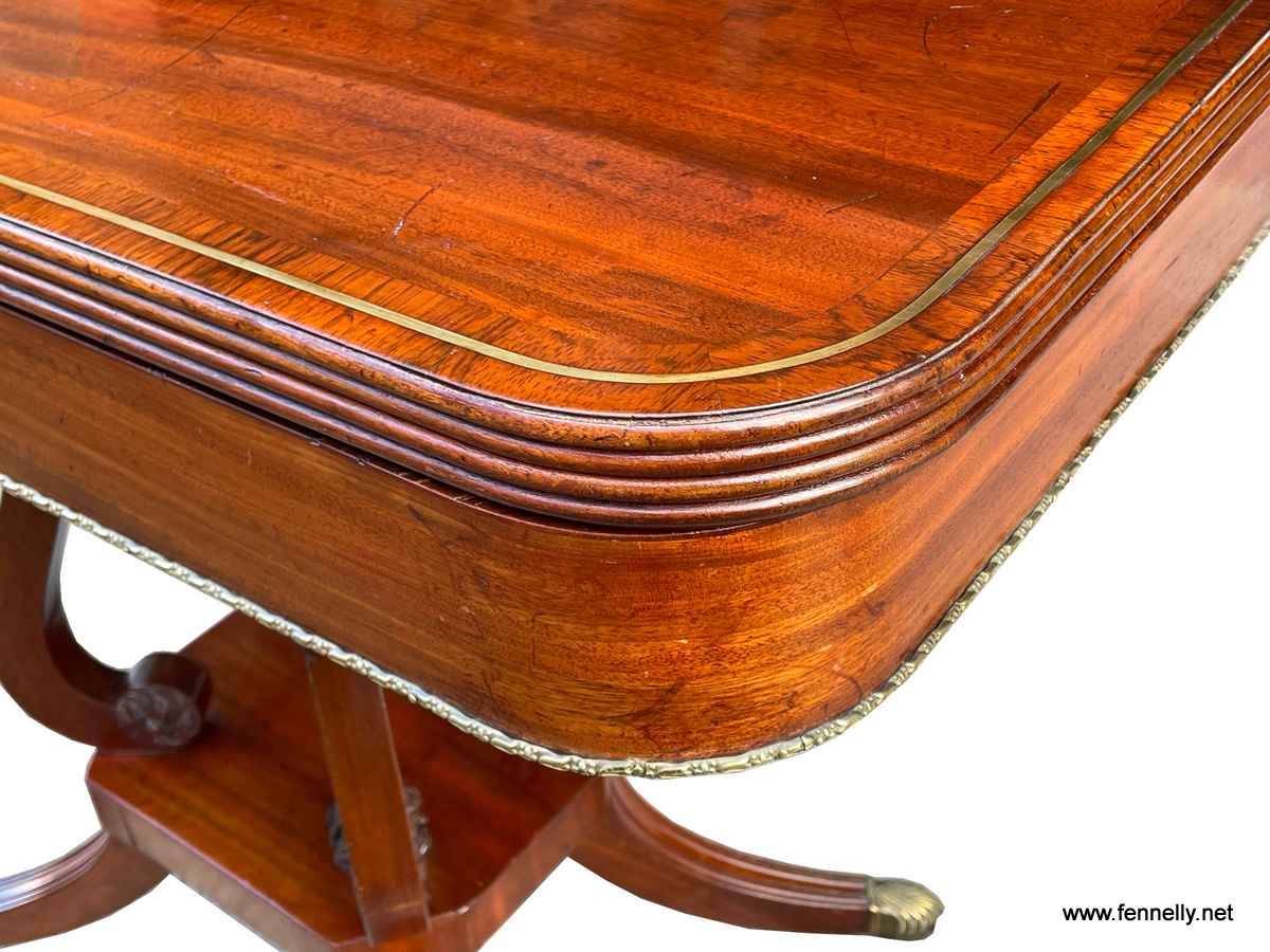 696 Sold Mahogany Tea Table - English - Circa 1820 - Image 3