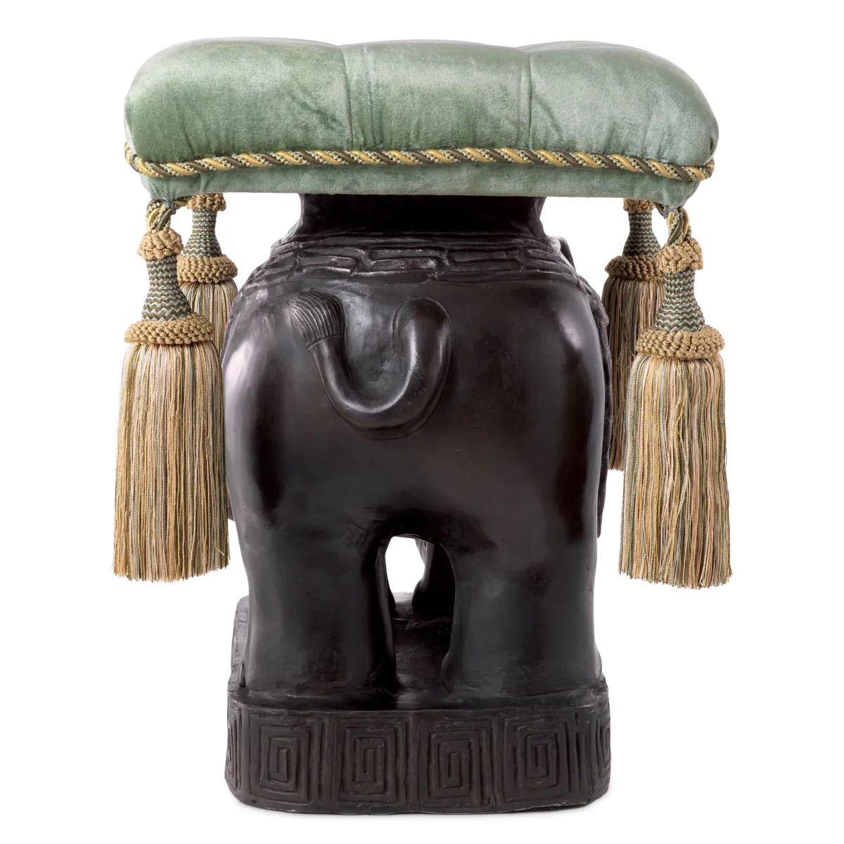 M195 Pair of Bronze Elephant Stools - Eichholtz Designed - Image 5