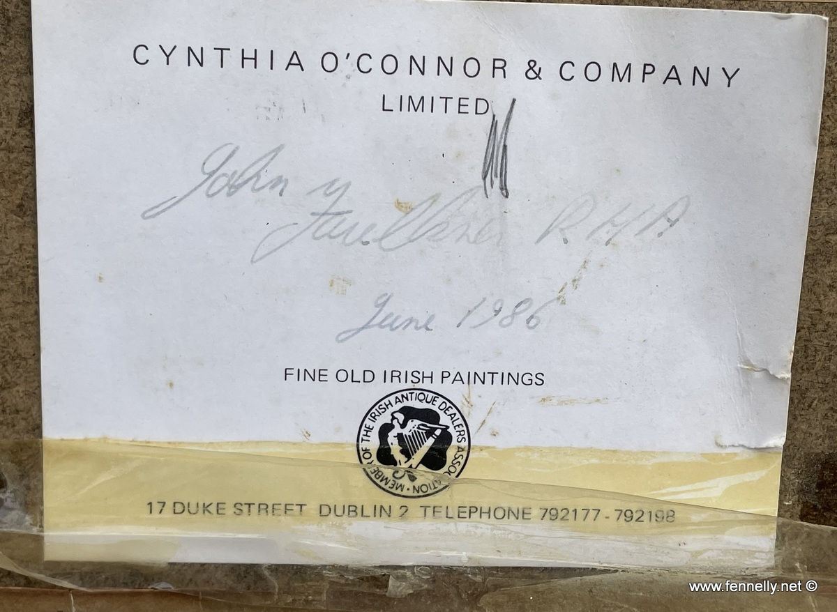 563 Sold John Faulkner 1835-1894 - Lucan View - Framed Watercolour - Image 6