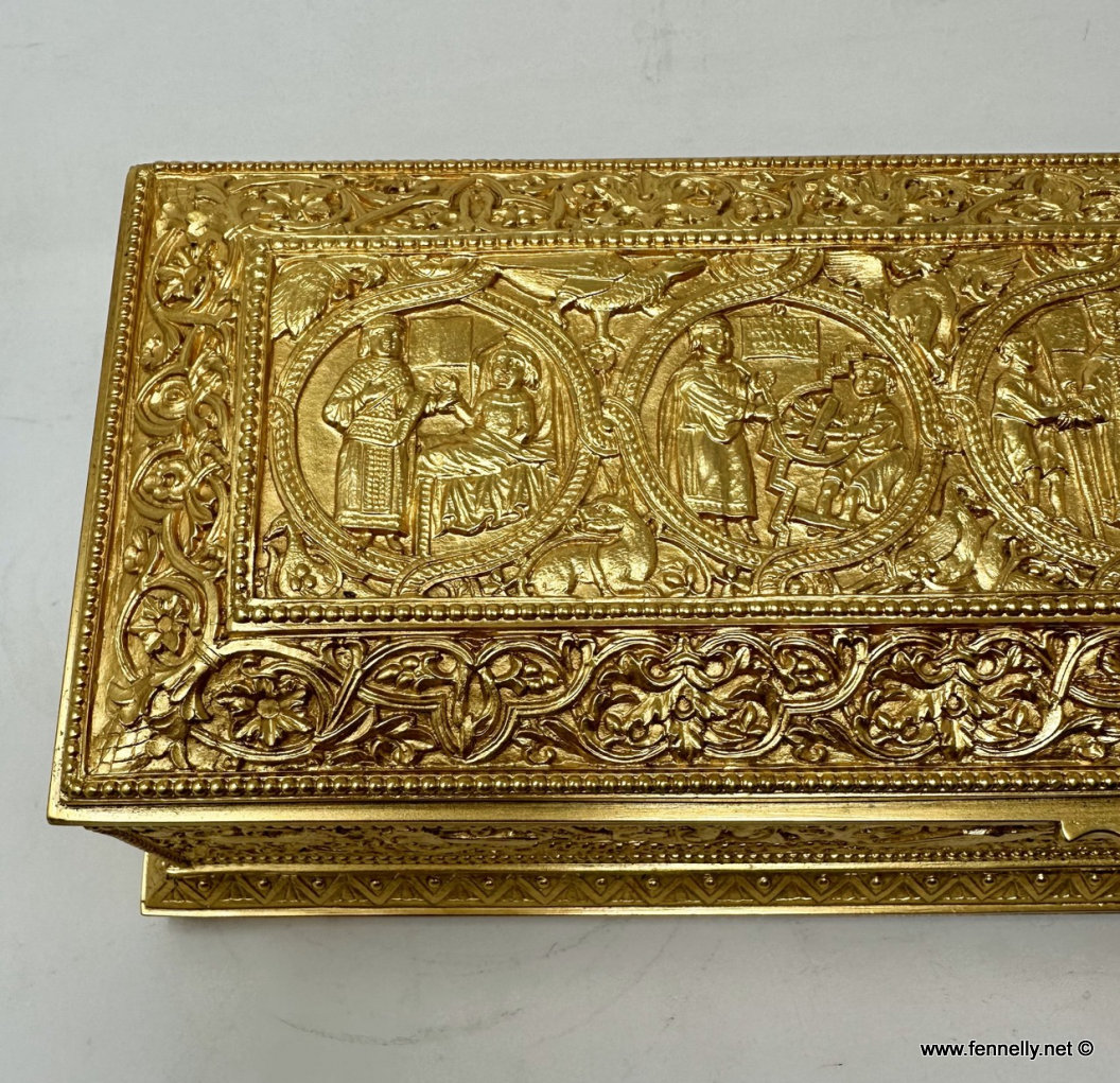 340 Sold Antique Ladys Ormolu Bronze Dore Jewellery Box Casket Maison Boissier Paris - Image 5