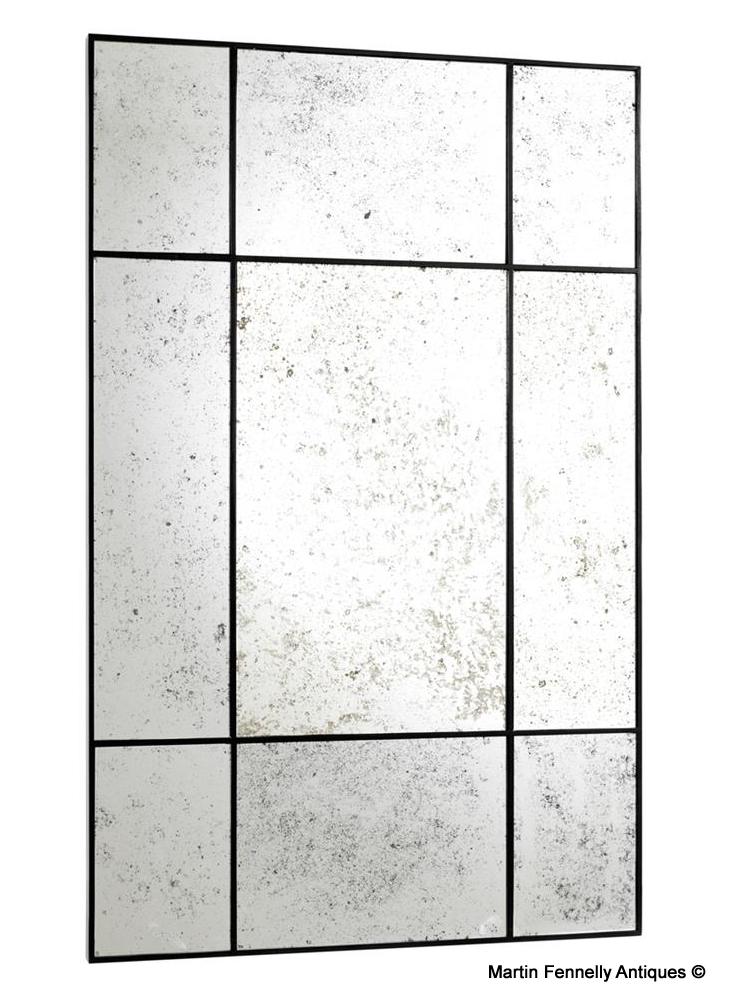 M013 Sold Modern Lines meet an Antique Finish - Mid Century Design