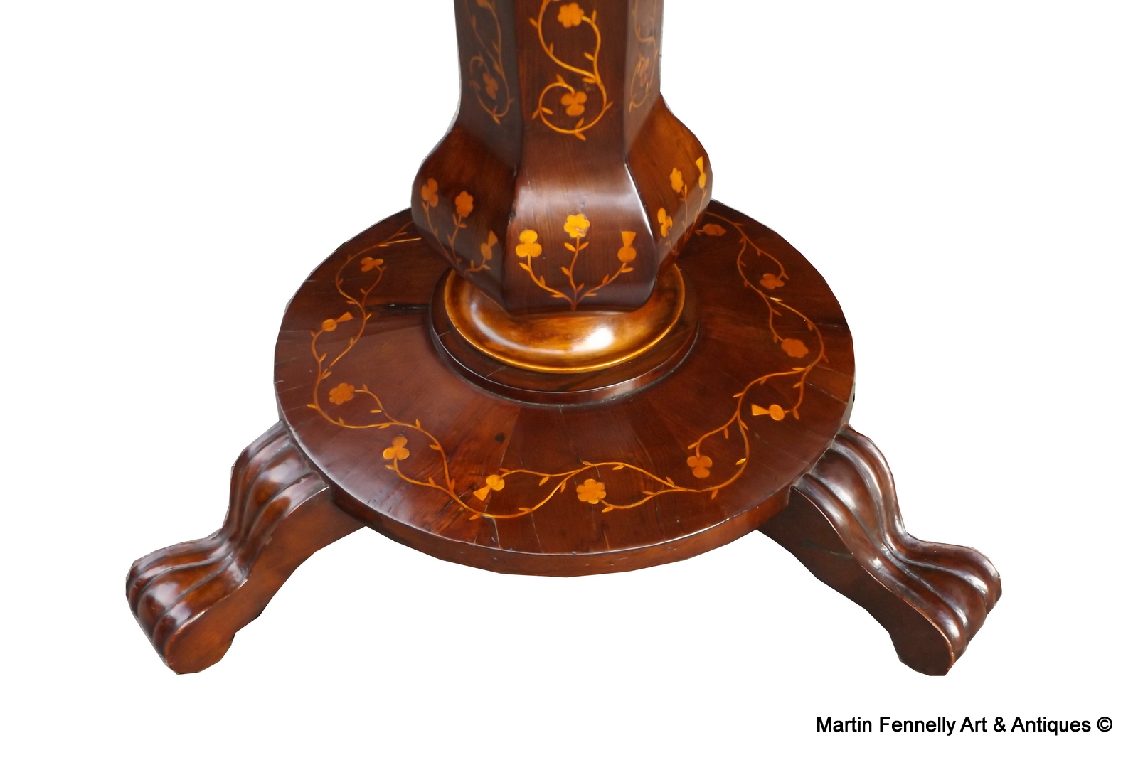 501 Sold Museum Quality Irish Killarney Rare Antique Flip Top Table Circa 1870 - Image 3