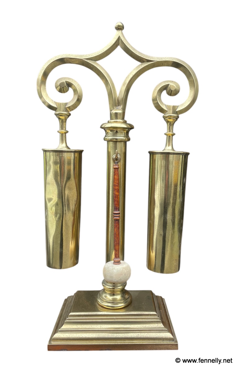 828 Large Brass Dinner Gong - 1918 Shell Cases - Large Size