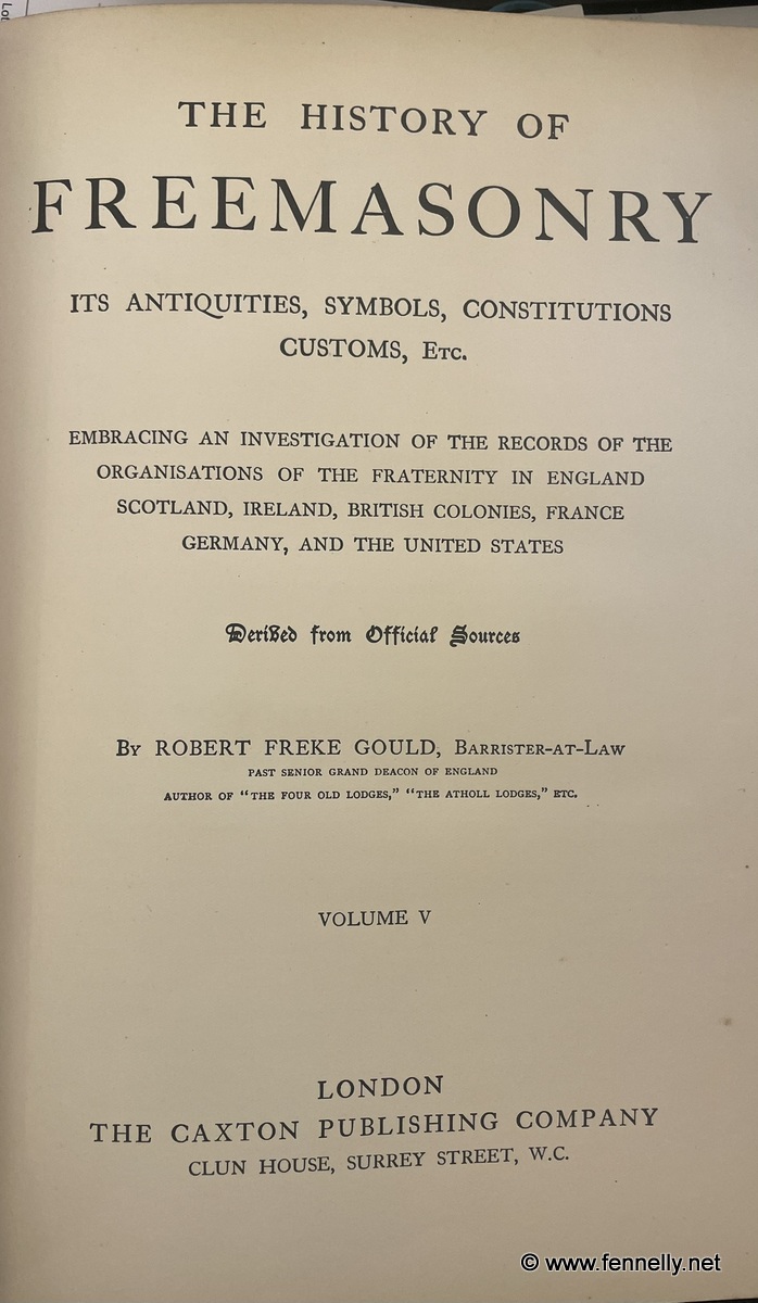 449 History of Freemasonary - Robert Gould - 6 Volumns - Image 2