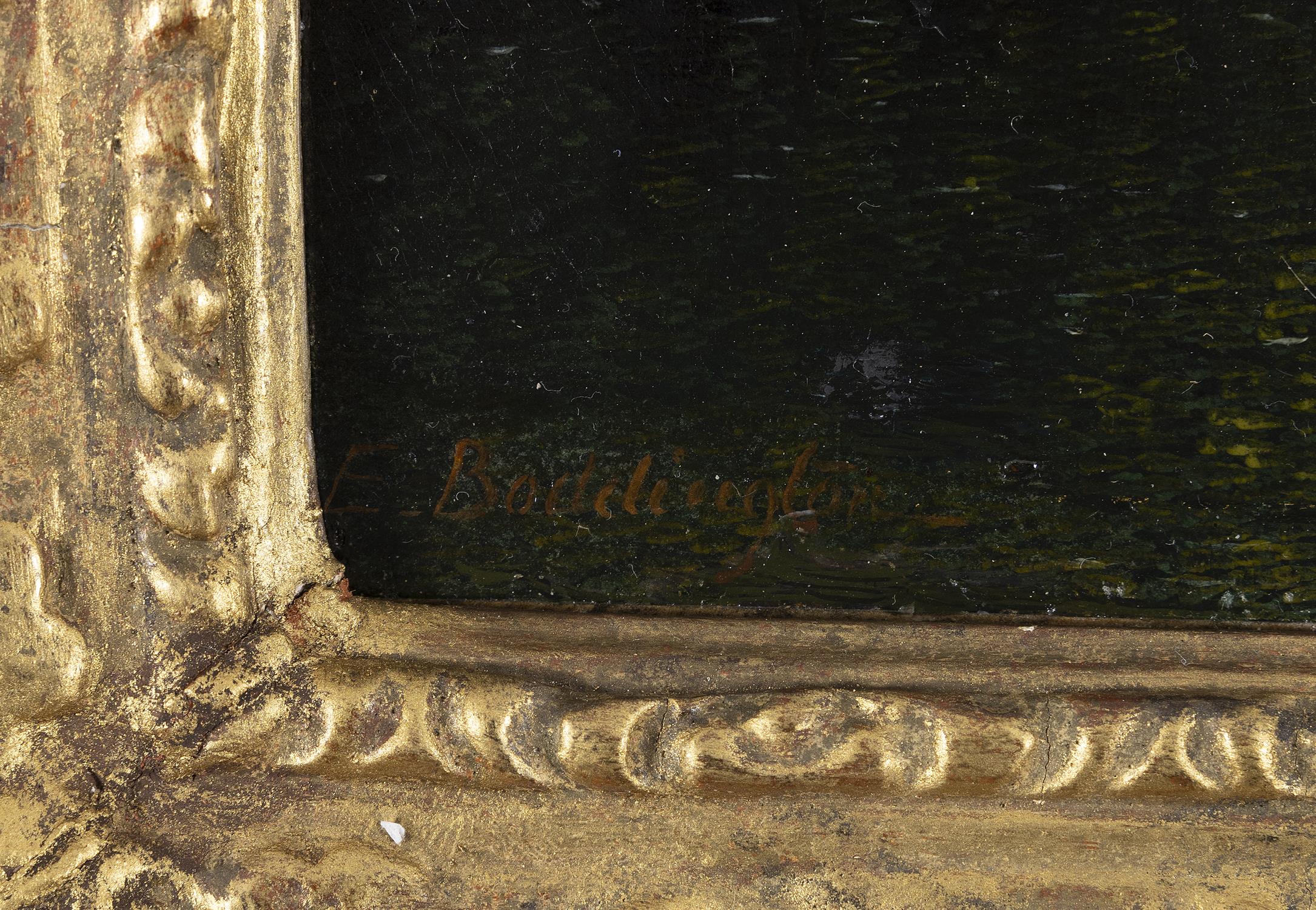 255 Edwin H Boddington (1836-1905) - At Days End - Oil on canvas - Image 3