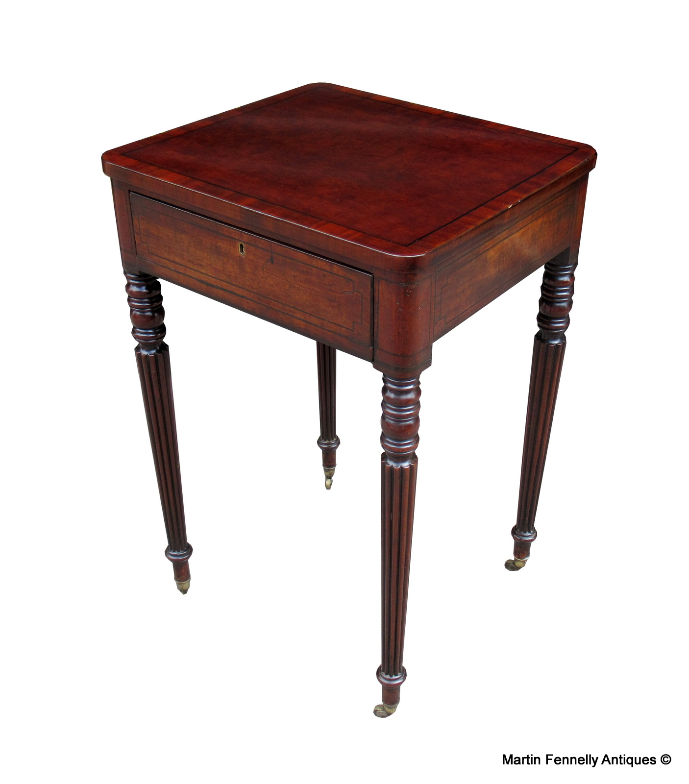 310 Sold Gillows of Lancaster Plum Pudding Mahogany Table Circa 1820