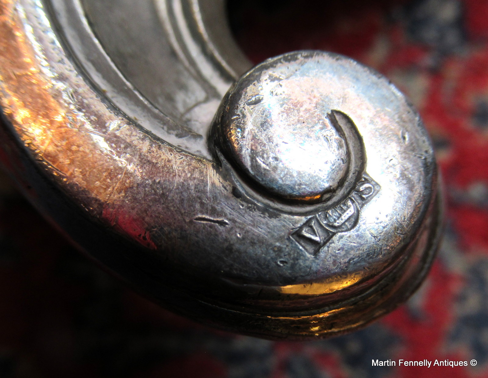 415 Victor Saglier - Rare Art Nouveau Mirror Circa 1905 - Image 4