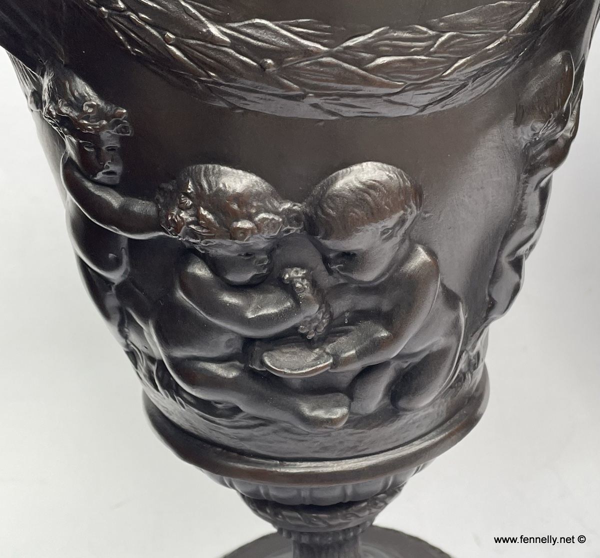 642 Sold Fine Pair Bronze Electric Table Lamps Mid 19th Century - Image 3